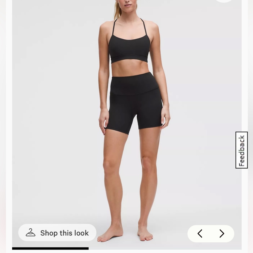 Lululemon high rise align shorts 6”